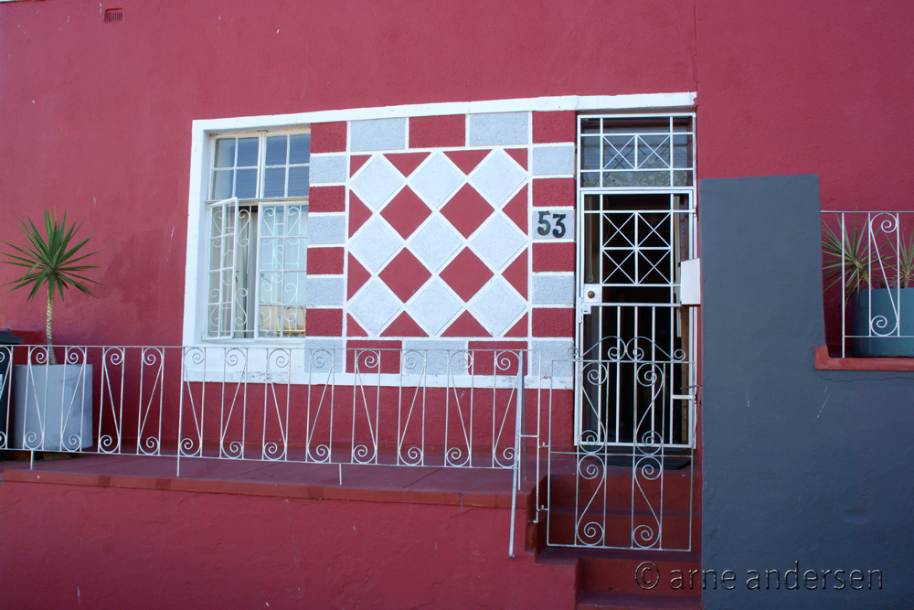 Rotes Haus in Bo Kap